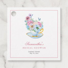 Waterverfteepartij Bruidsuitnodiging Bedankjes Labels