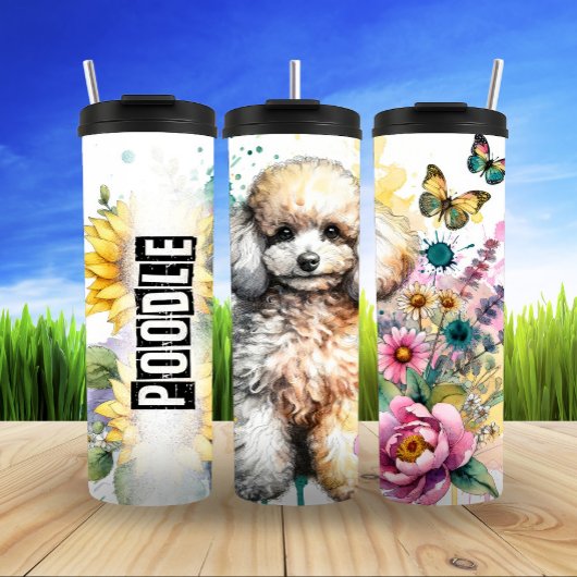 Waterverftuin van Poedel Thermosbeker