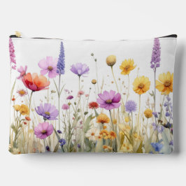 Waterverfveld van wilde bloemen  etui