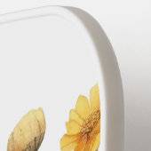 Waterverfveld van wilde bloemen pickleball paddle (Links Detail)