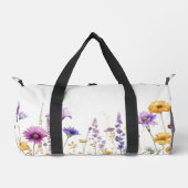Waterverfveld van wilde bloemen plunjezak (Voorkant)