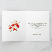 Waterverfwithema granaatappel heldere kleuren bedankkaart (Binnen)