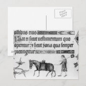 Waterverkoper, afbeelding van 'Luttrell Psalter' Briefkaart (Voorkant / Achterkant)