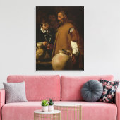 Waterverkoper van Sevilla, c.1620 Canvas Afdruk (Insitu (Woonkamer))
