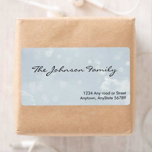 Waterverven Adres Etiket (Insitu)