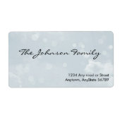 Waterverven Adres Etiket (Voorkant)