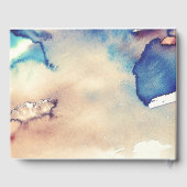  Waterverven Beach Wedding Gastenboek (Achterkant)