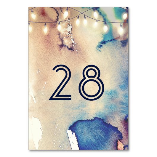  Waterverven Beach Wedding Kaart (Voorkant)