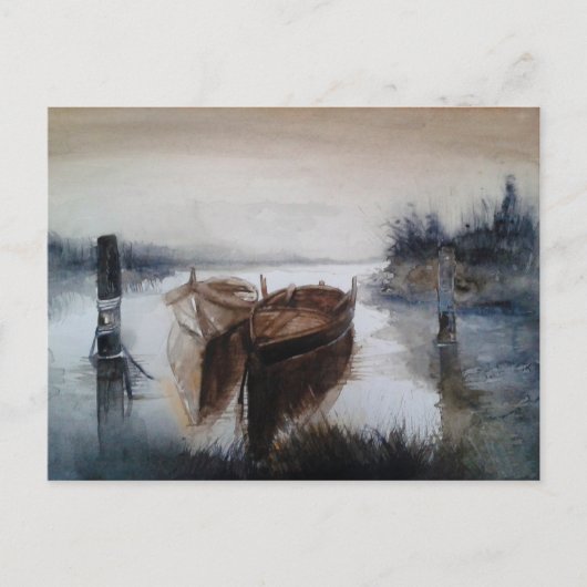 waterverven briefkaart (Voorkant)