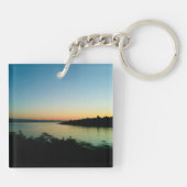 Waterverven Canada Kleurenfotografie Sleutelhanger (Achterkant)