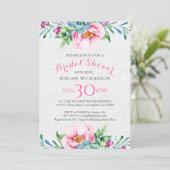 Waterverven Colorful Floral Bouquet Kaart (Staand voorkant)