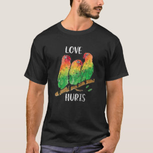 Waterverven Colorful Parrots Parrot Lover Cockatau T-shirt