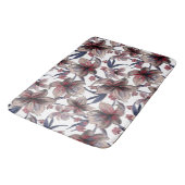 Waterverven Crimson Floral Badmat (Gekanteld)