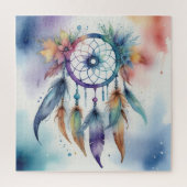 Waterverven Dreamcatcher Legpuzzel (Verticaal)