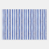  Waterverven en blauwe strepen Inpakpapier Vel (Voorkant 2)