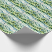 Waterverven en dalen cadeaupapier (Hoek)