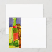 Waterverven flessen (Voorkant / Achterkant)