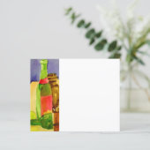 Waterverven flessen (Staand voorkant)