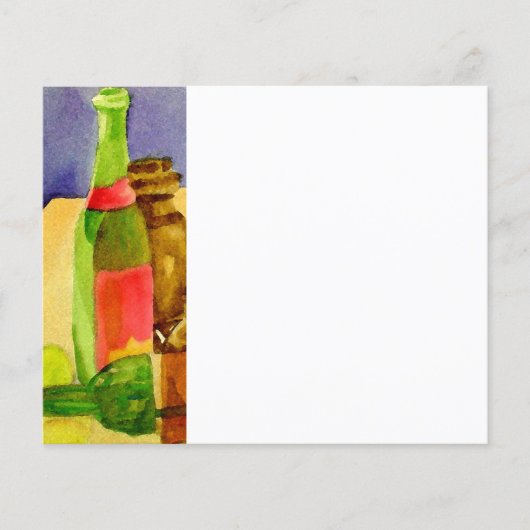 Waterverven flessen (Voorkant)