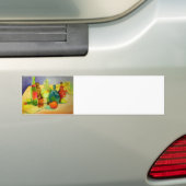 Waterverven flessen bumpersticker (Op auto)