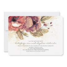 Waterverven - Floral  Elegant Wedding
