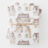 Waterverven Inpakpapier Vel (In situ)