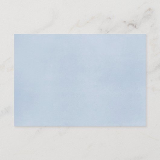 waterverven met koraalappel blauwe flora bruiloft informatiekaartje (Achterkant)