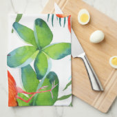 Waterverven: naadloos patroon. theedoek (Quarter Fold)