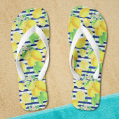  Waterverven op blauwe Stripes Summer Teenslippers
