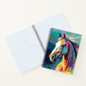 Waterverven Paardenkop Illustratie Notitieboek (Binnen)