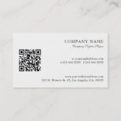 Waterverven Red Poppies Spring Flowers Visitekaartje (Achterkant)