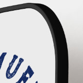 Waterverven Retro Sugar Skull Dea De Los Muertos Pickleball Paddle (Links Detail)