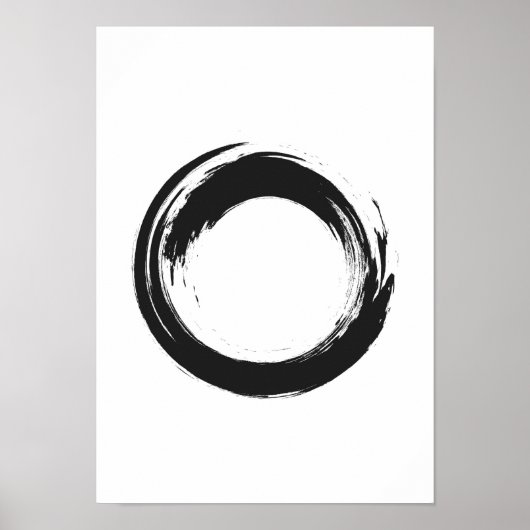 Waterverven ronddraaien poster (Voorkant)