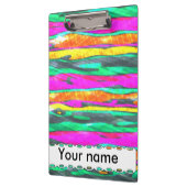 Waterverven strepen klembord (Links)