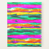 Waterverven strepen planner (Achterkant)