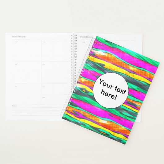 Waterverven strepen planner (Display)
