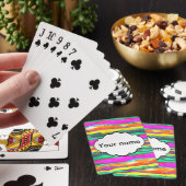 Waterverven strepen pokerkaarten (Insitu)