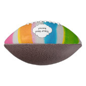 Waterverven strepen textuur american football (Gedraaid 90)