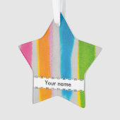 Waterverven strepen textuur ornament (voorkant)