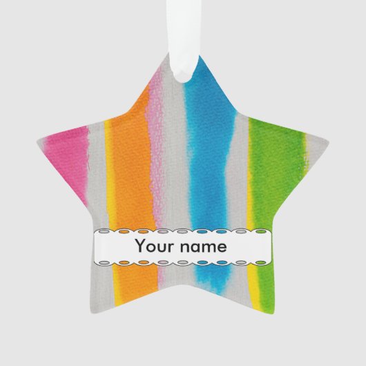 Waterverven strepen textuur ornament (voorkant)