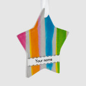 Waterverven strepen textuur ornament (voorkant)