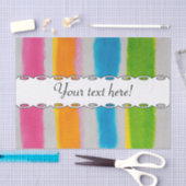 Waterverven strepen textuur tissuepapier (Craft)