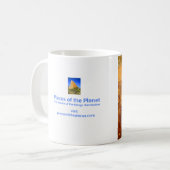 Waterverven te natuur kunstschoonheid koffiemok (Voorkant links)