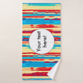 Waterverven textuur badhanddoek (Badhanddoek)