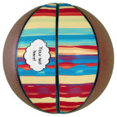 Waterverven textuur basketbal (Verticaal)