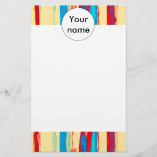 Waterverven textuur briefpapier