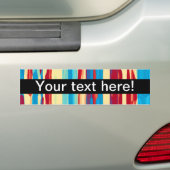 Waterverven textuur bumpersticker (Op auto)