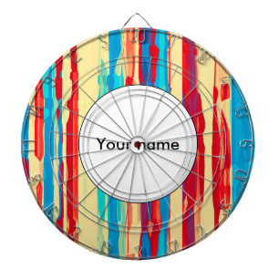 Waterverven textuur dartbord