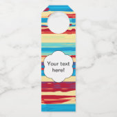 Waterverven textuur flessenhanger (Voorkant)