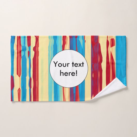 Waterverven textuur handdoek (Handdoek)